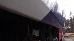 Conservative battlebus parked in Chorley News Clip