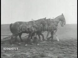 US Farmers plowing harvesting Instructional Video