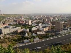 Yerevan, view of the city Stock Footage