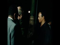 SYND 11 10 76 ARCHBISHOP OF CANTERBURY MEETS PRESIDENT NIMEIRY OF SUDAN IN KHARTOUM News Clip