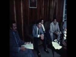 SYND 21 10 74 ROBERT VESCO INTERVIEWED BY OFFICIALS IN COSTA RICA News Clip