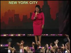 Oprah Winfrey broadcasts her show live from Central Park News Clip