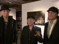 Klaus Meine, Rudolf Schenker, Matthias Jabs Stock Footage