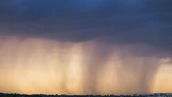 Storm clouds,Rainstorm,Chiangmai International Airport Stock Footage