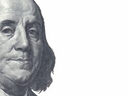 President Franklin is talking - copy space Stock Footage