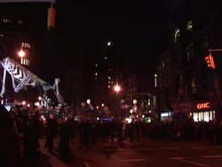 NYC Village Halloween Parade Stock Footage