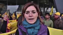 Protest against dumping of toxic waste in the countryside by the mafia News Clip