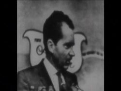 SYND 8 8 74 INCIDENTS IN POLITICAL CAREER OF NIXON News Clip