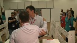 CLEAN : Pedro Sanchez at Spains opposition Socialist party congress News Clip