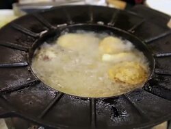 Tempura of vegetables. Stock Footage