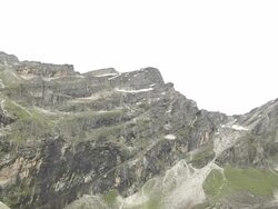 Tilt down shot hemkund lake chamoli uttarakhand india Stock Footage