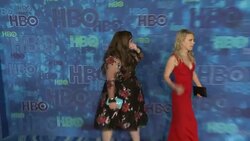 Kate McKinnon and Aidy Bryant at the HBO's Post Emmy Awards Reception - Arrivals Stock Footage