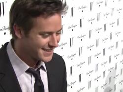 Armie Hammer at the W Magazine Celebrates The Best Performances Issue And The Golden Globe Awards at Los Angeles CA. (Footage by WireImage Video/GettyImages) Stock Footage