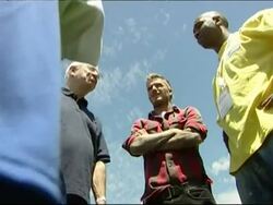David Beckham with young football players In Cape Town Stock Footage