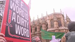 CLEAN : Vivienne Westwood joins anti fracking protest News Clip