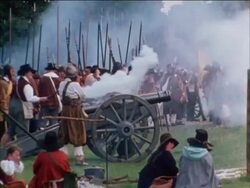Civil war re-enactment, Stock Footage