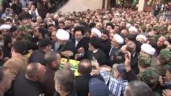 CLEAN : Hezbollah gives Beirut funeral for Damascus air strike martyr News Clip