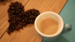 I love coffee Stock Footage