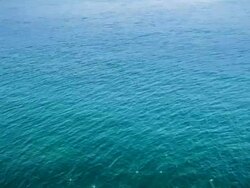 Sea and sun reflection Stock Footage