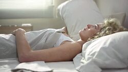 Young Woman Having Insomnia Stock Footage