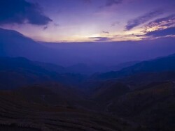 Rice paddy in Longsheng Stock Footage