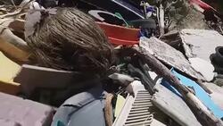 Washed-up Plastic Debris On Bermuda Coastline News Clip