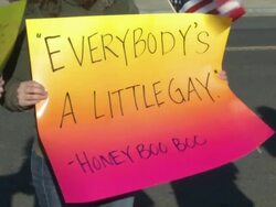Gay Marriage Supporters Rally Against DOMA Stock Footage