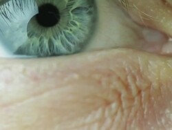 Iris Scan Stock Footage