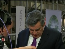 UK PM Brown arrives for climate conference, comment News Clip