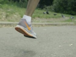 Runner's Legs Stock Footage
