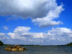 Moving clouds Stock Footage