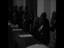 CAN 038 EMPEROR OF ETHIOPIA HAILE SELASSIE ADDRESSING PARLIAMENT IN ADDIS ABABA Instructional Video