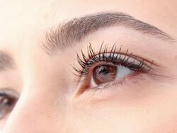 Beautiful woman eyes Stock Footage