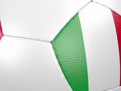 soccer ball Italy Stock Footage