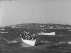 Lifeboat Race Stock Footage