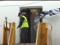 The Indianapolis Colts arrived in rainy South Florida on Monday. The Colts will be looking for their second Super Bowl championship in four years when they take on the New Orleans Saints Sunday in Miami. (Feb. 1) News Clip