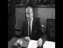 SYND 18 5 67 INTERNATIONAL DISARMAMENT TALKS RESUME AT THE UNITED NATIONS BUILDING IN GENEVA Instructional Video