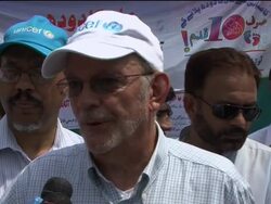 Displaced people return to Thatta after floods, UNICEF director visit News Clip