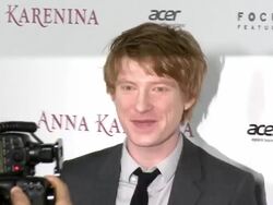 Domhnall Gleeson at Anna Karenina Premiere Presented By Focus Features Stock Footage