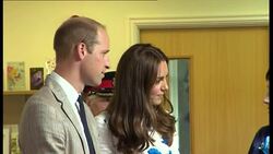 Prince William and Duchess of Cambridge Visit Keech Hospice Care In Luton News Clip