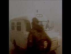 SYND 2-2-74 AFTERMATH OF TWO FIRE BOMBS EXPLODING IN BELFAST News Clip