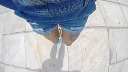Young woman rope skipping Stock Footage