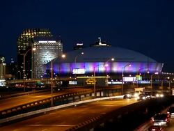The Mercedes-Benz Superdome in New Orleans as New Stock Footage