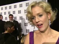 INTERVIEW: Penelope Ann Miller on being a part of the night at 62nd Annual ACE Eddie Awards on 2/18/12 in Los Angeles, CA Stock Footage