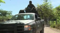 CLEAN : Mexico seeks missing drug war troops as more cars burn News Clip