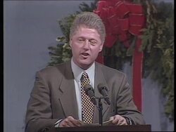 US: PRESIDENT CLINTON'S ADDRESS TO THE NATION News Clip