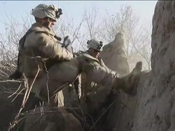 US Marines in action during Operation Moshtarak News Clip
