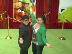 Rico Rodriguez, Raini Rodriguez at the The World Premiere of Walt Disney's 'The Muppets' at Hollywood CA. (Footage by WireImage Video/Getty Images Entertainment Video) Stock Footage
