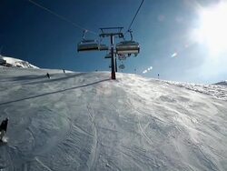 Ski Lift (HD 1080) Stock Footage