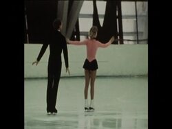 SYND 9-4-74 SKATING CHAMPIONS PRACTICE News Clip